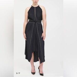 Ramy Brook Black Studded Dress
